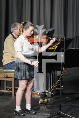 Picture by Sophie Rabey.  06-03-25.  Guernsey Eisteddfod 2025 at Beau Sejour. 
Thursday 6th March - Afternoon Session.  Class M042.  Violin Under 14.  (H De La Mare Cup).
Eva Fernandes - The Crystal Spring