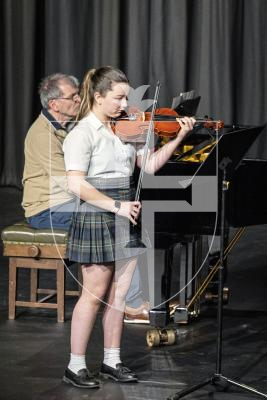 Picture by Sophie Rabey.  06-03-25.  Guernsey Eisteddfod 2025 at Beau Sejour. 
Thursday 6th March - Afternoon Session.  Class M042.  Violin Under 14.  (H De La Mare Cup).
Eva Fernandes - The Crystal Spring