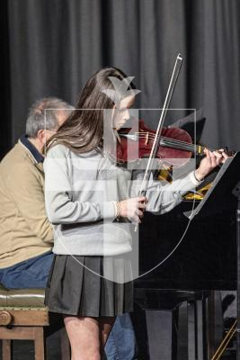 Picture by Sophie Rabey.  06-03-25.  Guernsey Eisteddfod 2025 at Beau Sejour. 
Thursday 6th March - Afternoon Session.  Class M042.  Violin Under 14.  (H De La Mare Cup).
Lucia Vizia - El Choclo