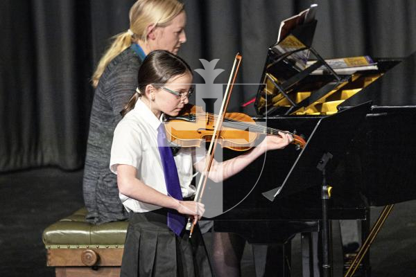 Picture by Sophie Rabey.  06-03-25.  Guernsey Eisteddfod 2025 at Beau Sejour. 
Thursday 6th March - Afternoon Session.  Class M042.  Violin Under 14.  (H De La Mare Cup).
Chloe Falla - Allegro 3rd Movt from Sonata in D Minor