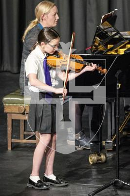 Picture by Sophie Rabey.  06-03-25.  Guernsey Eisteddfod 2025 at Beau Sejour. 
Thursday 6th March - Afternoon Session.  Class M042.  Violin Under 14.  (H De La Mare Cup).
Chloe Falla - Allegro 3rd Movt from Sonata in D Minor