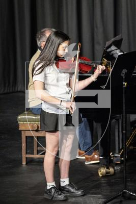 Picture by Sophie Rabey.  06-03-25.  Guernsey Eisteddfod 2025 at Beau Sejour. 
Thursday 6th March - Afternoon Session.  Class M042.  Violin Under 14.  (H De La Mare Cup).
Alexia Nascimento - El Choclo