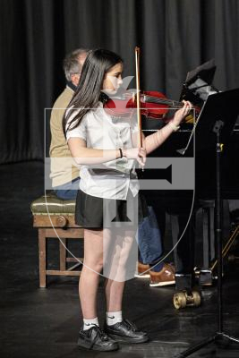 Picture by Sophie Rabey.  06-03-25.  Guernsey Eisteddfod 2025 at Beau Sejour. 
Thursday 6th March - Afternoon Session.  Class M042.  Violin Under 14.  (H De La Mare Cup).
Alexia Nascimento - El Choclo