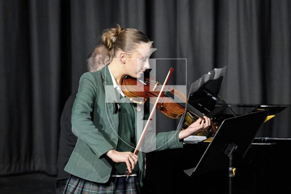 Picture by Sophie Rabey.  06-03-25.  Guernsey Eisteddfod 2025 at Beau Sejour. 
Thursday 6th March - Afternoon Session.  Class M042.  Violin Under 14.  (H De La Mare Cup).
Lara Pimlott - Fantaise Russe No.4