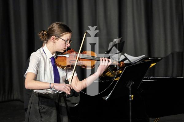 Picture by Sophie Rabey.  06-03-25.  Guernsey Eisteddfod 2025 at Beau Sejour. 
Thursday 6th March - Afternoon Session.  Class M042.  Violin Under 14.  (H De La Mare Cup).
Rosie Gist - Romanian Folk Dance