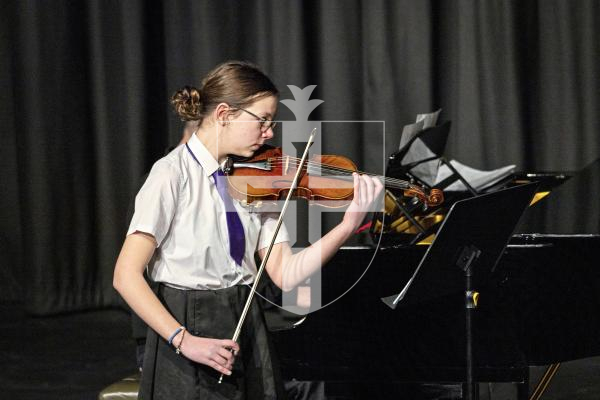 Picture by Sophie Rabey.  06-03-25.  Guernsey Eisteddfod 2025 at Beau Sejour. 
Thursday 6th March - Afternoon Session.  Class M042.  Violin Under 14.  (H De La Mare Cup).
Rosie Gist - Romanian Folk Dance