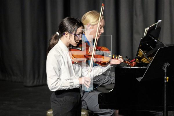 Picture by Sophie Rabey.  06-03-25.  Guernsey Eisteddfod 2025 at Beau Sejour. 
Thursday 6th March - Afternoon Session.  Class M042.  Violin Under 14.  (H De La Mare Cup).
Amelia Robins (ADDED - NOT IN PROGRAMME)