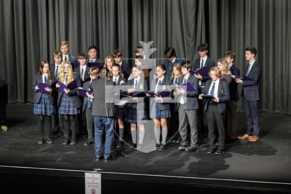 Picture by Sophie Rabey.  06-03-25.  Guernsey Eisteddfod 2025 at Beau Sejour. 
Thursday 6th March - Afternoon Session.  Class M212.  Choirs Secondary School Age.  (The Crystal James Cup).
Elizabeth College Chapel Choir - For The Fallen and Autumn Leaves.