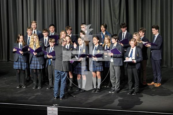 Picture by Sophie Rabey.  06-03-25.  Guernsey Eisteddfod 2025 at Beau Sejour. 
Thursday 6th March - Afternoon Session.  Class M212.  Choirs Secondary School Age.  (The Crystal James Cup).
Elizabeth College Chapel Choir - For The Fallen and Autumn Leaves.