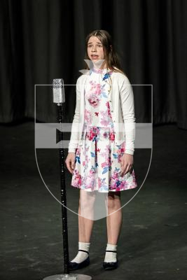 Picture by Sophie Rabey.  06-03-25.  Guernsey Eisteddfod 2025 at Beau Sejour. 
Saturday 8th March - Afternoon Session.  Class M200 - SONGS FROM THE SHOWS – SOLO/DUO/TRIO/QUARTET - UNDER 12 (The Valerie Bowles Trophy).
Elodie Jager - Opportunity (Annie)