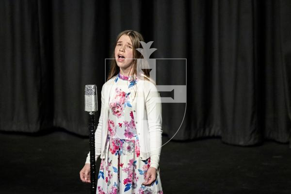 Picture by Sophie Rabey.  06-03-25.  Guernsey Eisteddfod 2025 at Beau Sejour. 
Saturday 8th March - Afternoon Session.  Class M200 - SONGS FROM THE SHOWS – SOLO/DUO/TRIO/QUARTET - UNDER 12 (The Valerie Bowles Trophy).
Elodie Jager - Opportunity (Annie)