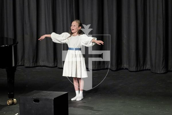 Picture by Sophie Rabey.  06-03-25.  Guernsey Eisteddfod 2025 at Beau Sejour. 
Saturday 8th March - Afternoon Session.  Class M200 - SONGS FROM THE SHOWS – SOLO/DUO/TRIO/QUARTET - UNDER 12 (The Valerie Bowles Trophy).
Ivy Bloomfield - Let’s Go Fly a Kite (Mary Poppins)