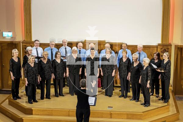 Picture by Sophie Rabey.  09-03-25.   Guernsey Eisteddfod 2025 at Capelles Church. 
Sunday 9th March - Afternoon Session.  Class M160 CHOIRS, SACRED SONGS OVER 18 (The Jane Laine Memorial Trophy).
Les Conteurs Singers (Conductor: Annette Blanchet)