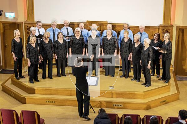 Picture by Sophie Rabey.  09-03-25.   Guernsey Eisteddfod 2025 at Capelles Church. 
Sunday 9th March - Afternoon Session.  Class M160 CHOIRS, SACRED SONGS OVER 18 (The Jane Laine Memorial Trophy).
Les Conteurs Singers (Conductor: Annette Blanchet)