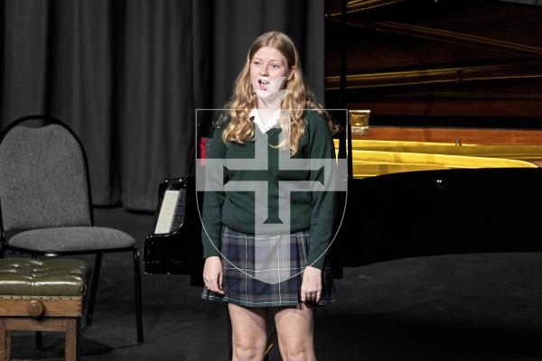 Picture by Sophie Rabey.  10-03-25.  Guernsey Eisteddfod 2025 at Beau Sejour. 
Monday 10th March - Afternoon Session.  
Class M144 - FOLK SOLO 12 TO UNDER 15 YEARS (The Gordon A Elliot Memorial Cup).
Clementine Glynn-Riley - Sprig of Thyme