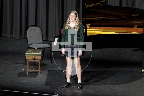 Picture by Sophie Rabey.  10-03-25.  Guernsey Eisteddfod 2025 at Beau Sejour. 
Monday 10th March - Afternoon Session.  
Class M144 - FOLK SOLO 12 TO UNDER 15 YEARS (The Gordon A Elliot Memorial Cup).
Clementine Glynn-Riley - Sprig of Thyme