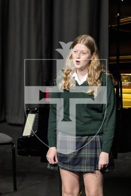 Picture by Sophie Rabey.  10-03-25.  Guernsey Eisteddfod 2025 at Beau Sejour. 
Monday 10th March - Afternoon Session.  
Class M144 - FOLK SOLO 12 TO UNDER 15 YEARS (The Gordon A Elliot Memorial Cup).
Clementine Glynn-Riley - Sprig of Thyme