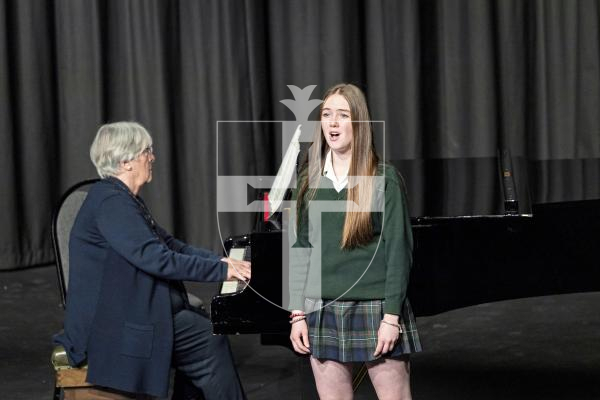 Picture by Sophie Rabey.  10-03-25.  Guernsey Eisteddfod 2025 at Beau Sejour. 
Monday 10th March - Afternoon Session.  
Class M144 - FOLK SOLO 12 TO UNDER 15 YEARS (The Gordon A Elliot Memorial Cup).
Holly Lavin - She’s Like The Swallow