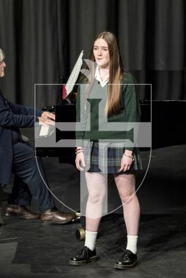 Picture by Sophie Rabey.  10-03-25.  Guernsey Eisteddfod 2025 at Beau Sejour. 
Monday 10th March - Afternoon Session.  
Class M144 - FOLK SOLO 12 TO UNDER 15 YEARS (The Gordon A Elliot Memorial Cup).
Holly Lavin - She’s Like The Swallow