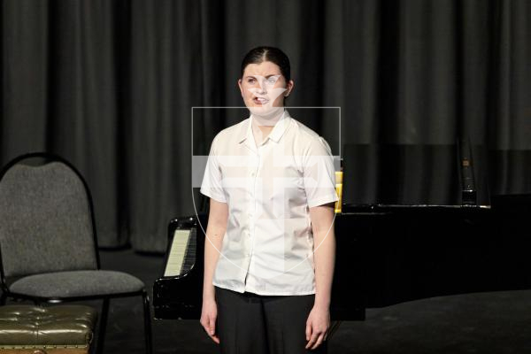 Picture by Sophie Rabey.  10-03-25.  Guernsey Eisteddfod 2025 at Beau Sejour. 
Monday 10th March - Afternoon Session.  
Class M144 - FOLK SOLO 12 TO UNDER 15 YEARS (The Gordon A Elliot Memorial Cup).
Erin Cullwick - The Brisk Young Widow