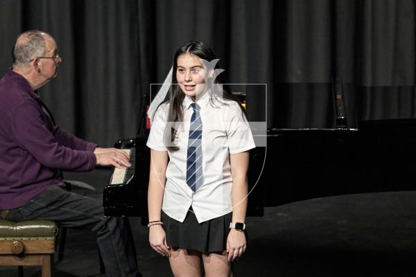 Picture by Sophie Rabey.  10-03-25.  Guernsey Eisteddfod 2025 at Beau Sejour. 
Monday 10th March - Afternoon Session.  
Class M144 - FOLK SOLO 12 TO UNDER 15 YEARS (The Gordon A Elliot Memorial Cup).
Alexia Nascimento - All Through The Night