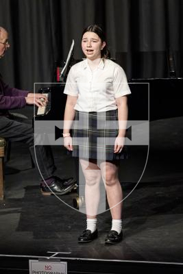 Picture by Sophie Rabey.  10-03-25.  Guernsey Eisteddfod 2025 at Beau Sejour. 
Monday 10th March - Afternoon Session.  
Class M144 - FOLK SOLO 12 TO UNDER 15 YEARS (The Gordon A Elliot Memorial Cup).
Isamara Fernandes - Santa Lucia