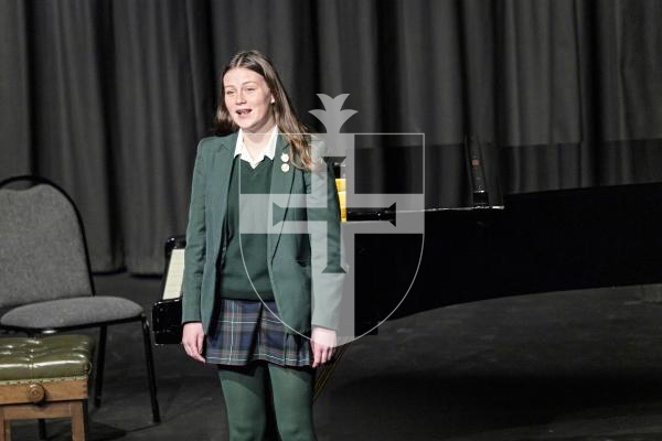 Picture by Sophie Rabey.  10-03-25.  Guernsey Eisteddfod 2025 at Beau Sejour. 
Monday 10th March - Afternoon Session.  
Class M145 - FOLK SOLO 15 TO UNDER 18 YEARS.
Florence Glynn-Riley - O Can Ye Sew Cushions