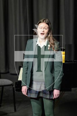 Picture by Sophie Rabey.  10-03-25.  Guernsey Eisteddfod 2025 at Beau Sejour. 
Monday 10th March - Afternoon Session.  
Class M145 - FOLK SOLO 15 TO UNDER 18 YEARS.
Florence Glynn-Riley - O Can Ye Sew Cushions