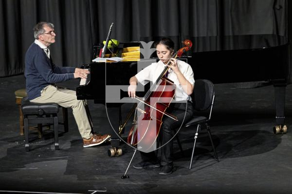 Picture by Sophie Rabey.  10-03-25.  Guernsey Eisteddfod 2025 at Beau Sejour. 
Monday 10th March - Afternoon Session.  
Class M054 - CELLO UNDER 14 (The Eileen Ferbrache Junior Cup)
Anne-Marie Fernandes - Norwegian Dance