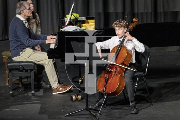 Picture by Sophie Rabey.  10-03-25.  Guernsey Eisteddfod 2025 at Beau Sejour. 
Monday 10th March - Afternoon Session.  
Class M054 - CELLO UNDER 14 (The Eileen Ferbrache Junior Cup)
Solomon Bearder - Danse Rustique