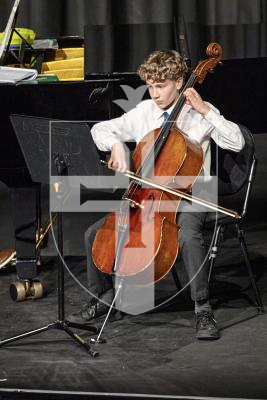 Picture by Sophie Rabey.  10-03-25.  Guernsey Eisteddfod 2025 at Beau Sejour. 
Monday 10th March - Afternoon Session.  
Class M054 - CELLO UNDER 14 (The Eileen Ferbrache Junior Cup)
Solomon Bearder - Danse Rustique