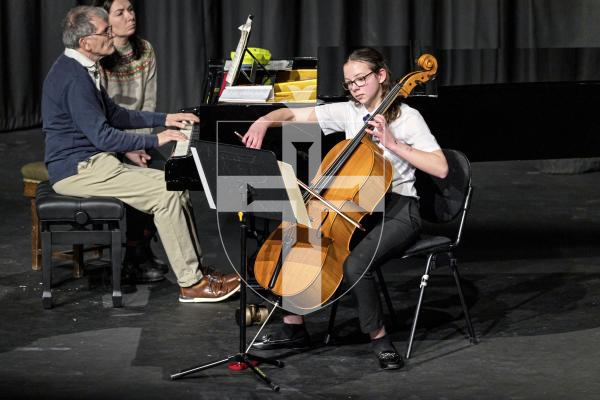 Picture by Sophie Rabey.  10-03-25.  Guernsey Eisteddfod 2025 at Beau Sejour. 
Monday 10th March - Afternoon Session.  
Class M054 - CELLO UNDER 14 (The Eileen Ferbrache Junior Cup)
Rosie Gist - Tarantella