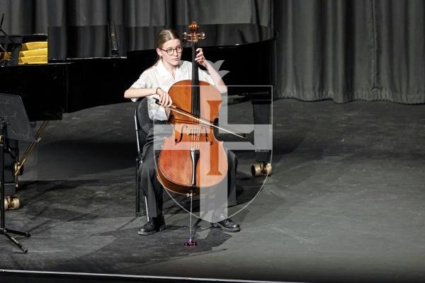 Picture by Sophie Rabey.  10-03-25.  Guernsey Eisteddfod 2025 at Beau Sejour. 
Monday 10th March - Afternoon Session.  
Class M054 - CELLO UNDER 14 (The Eileen Ferbrache Junior Cup)
Imala Bearder - Suite No.1 BWV 1007