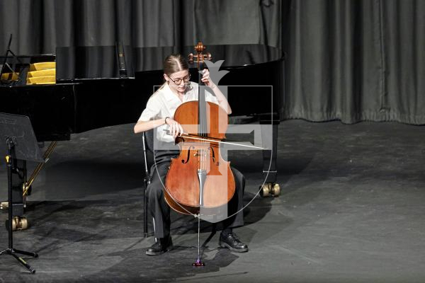 Picture by Sophie Rabey.  10-03-25.  Guernsey Eisteddfod 2025 at Beau Sejour. 
Monday 10th March - Afternoon Session.  
Class M054 - CELLO UNDER 14 (The Eileen Ferbrache Junior Cup)
Imala Bearder - Suite No.1 BWV 1007