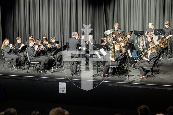 Picture by Sophie Rabey.  11-03-25.  Guernsey Eisteddfod 2025 at Beau Sejour. 
Tuesday 11th March - Evening Session.  
Class M103 -BRASS ENSEMBLE UNDER 18 (The James Hatton Trophy)
Guernsey Music Centre Youth Brass Band - Little Suite for Brass.