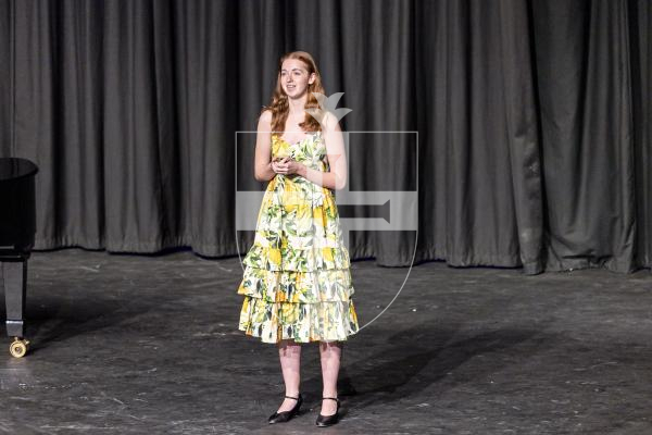 Picture by Sophie Rabey.  12-03-25.  Guernsey Eisteddfod 2025 at Beau Sejour. 
Weds 12th March - Evening Session.  
Class M202 - SONGS FROM THE SHOWS 15 AND UNDER 18 (The Rodney Le Lacheur Memorial Trophy)
Tilly Hamilton - Climbing Uphill (The Last Five Years)
