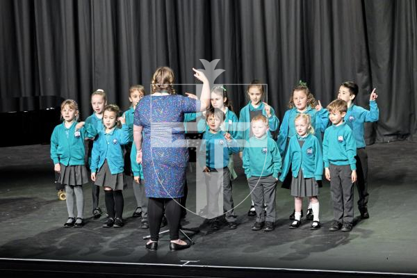 Picture by Sophie Rabey.  14-03-25.  Guernsey Eisteddfod 2025 at Beau Sejour. 
Friday 14th March - Morning Session.  
Class M208 - CHOIRS, INFANT SCHOOL AGE, UNISON SINGING (The Colleges Trophy)
Hautes Capelles Primary School - Child in a Manger Born and Bouncy, Bouncy, Bounce!