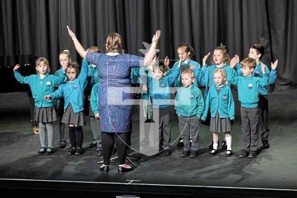 Picture by Sophie Rabey.  14-03-25.  Guernsey Eisteddfod 2025 at Beau Sejour. 
Friday 14th March - Morning Session.  
Class M208 - CHOIRS, INFANT SCHOOL AGE, UNISON SINGING (The Colleges Trophy)
Hautes Capelles Primary School - Child in a Manger Born and Bouncy, Bouncy, Bounce!