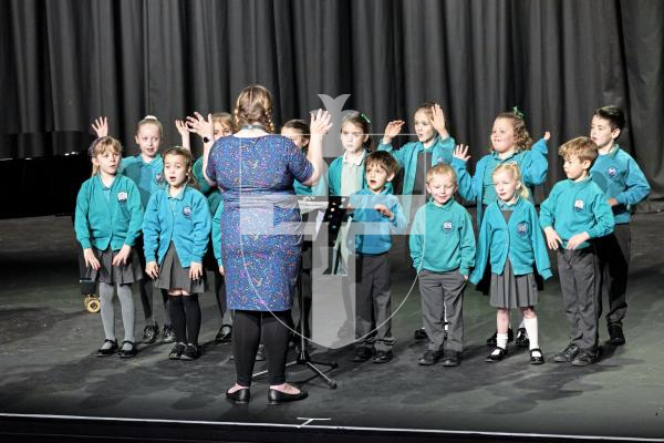 Picture by Sophie Rabey.  14-03-25.  Guernsey Eisteddfod 2025 at Beau Sejour. 
Friday 14th March - Morning Session.  
Class M208 - CHOIRS, INFANT SCHOOL AGE, UNISON SINGING (The Colleges Trophy)
Hautes Capelles Primary School - Child in a Manger Born and Bouncy, Bouncy, Bounce!