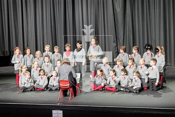 Picture by Sophie Rabey.  14-03-25.  Guernsey Eisteddfod 2025 at Beau Sejour. 
Friday 14th March - Morning Session.  
Class M208 - CHOIRS, INFANT SCHOOL AGE, UNISON SINGING (The Colleges Trophy)
Blanchelande College Infant Choir -  Mr Scarecrow and The Baby Baboon Loved The Blues