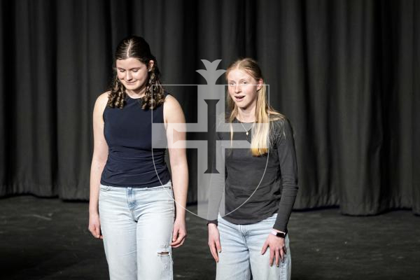 Picture by Sophie Rabey.  15-03-25.  Guernsey Eisteddfod 2025 at Beau Sejour. 
Saturday 15th March - Afternoon Session.  
Class M201 -SONGS FROM THE SHOWS 12 TO UNDER 15 (The Timothy J Hibbs Trophy)
Rosie White and
Erin Cullwick - When She Loved Me (Toy Story 2)