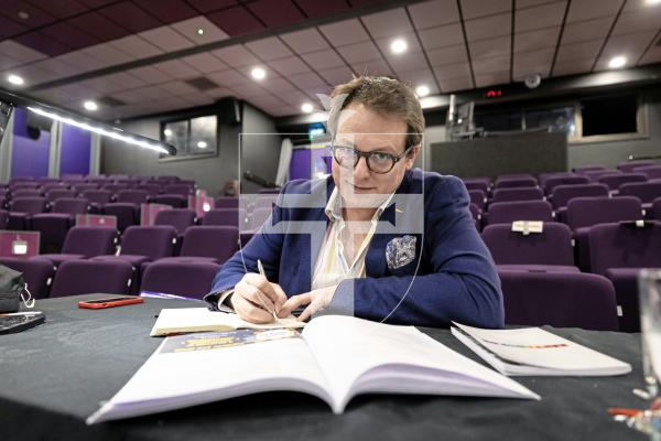 Picture by Peter Frankland. 17-03-25 Eisteddfod 2025 speech and drama adjudicator Ben Humphrey.