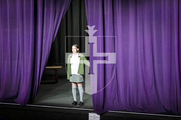 Picture by Peter Frankland. 17-03-25 Eisteddfod 2025 class 029. Character Study 11 and under 13 years. Eden Knowles Ahmed. In need of care.