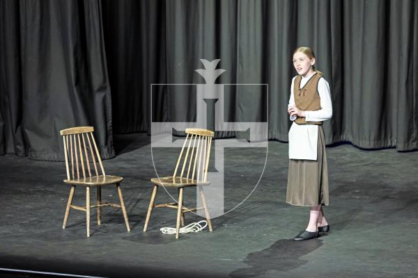 Picture by Peter Frankland. 17-03-25 Eisteddfod 2025 class 029. Character Study 11 and under 13 years. Ishia Morgan - The Secret Garden.