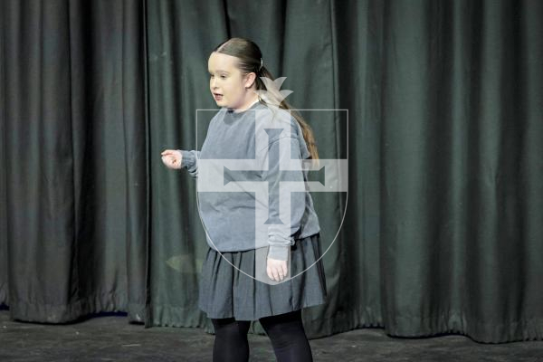 Picture by Peter Frankland. 17-03-25 Eisteddfod 2025 class 029. Character Study 11 and under 13 years. Angelina Upson - Look at me.