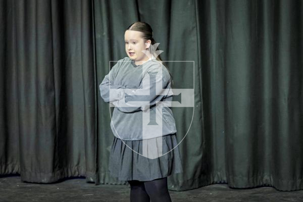 Picture by Peter Frankland. 17-03-25 Eisteddfod 2025 class 029. Character Study 11 and under 13 years. Angelina Upson - Look at me.
