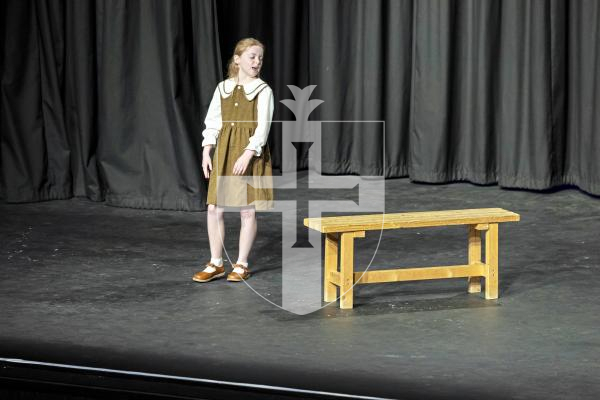 Picture by Peter Frankland. 17-03-25 Eisteddfod 2025 class 029. Character Study 11 and under 13 years. Olivia Le Tissier - Six Primroses Each.