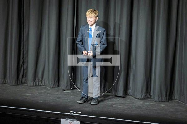 Picture by Peter Frankland. 17-03-25 Eisteddfod 2025 class 008 Set Poems 11 and under 12 years. Declan Eagles
