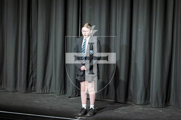 Picture by Peter Frankland. 17-03-25 Eisteddfod 2025 class 008 Set Poems 11 and under 12 years. Amelia-Jane Bougourd