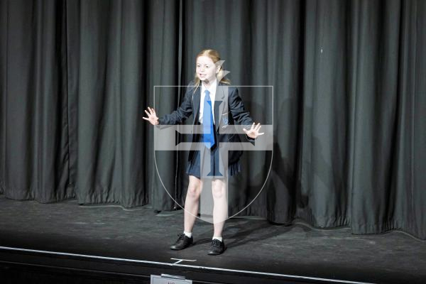 Picture by Peter Frankland. 17-03-25 Eisteddfod 2025 class 008 Set Poems 11 and under 12 years. Olivia Le Tissier